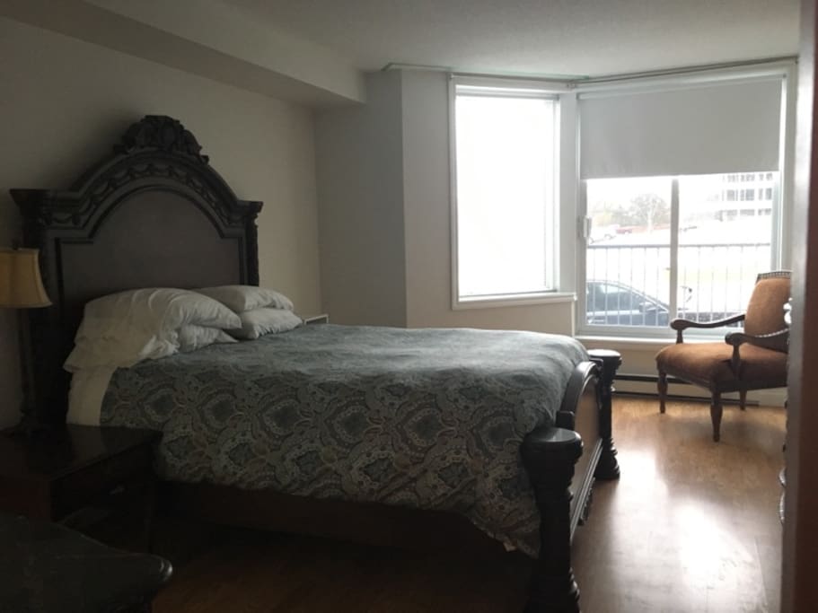 Stylish master bedroom with ensuite.