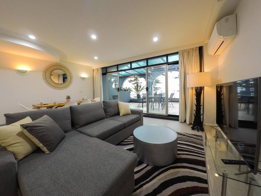Living Room with Manly Beach View
