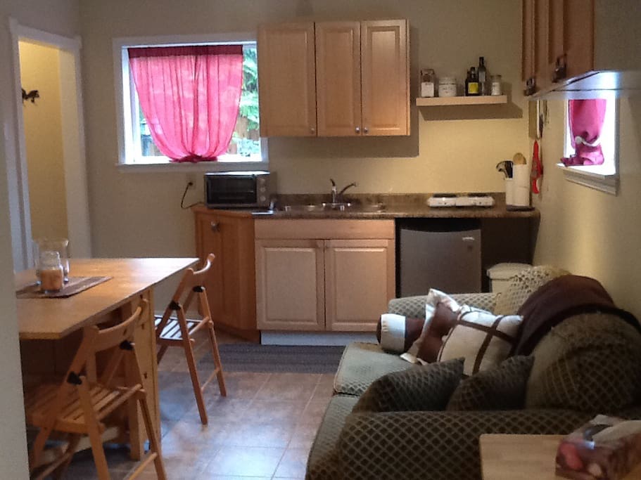 Cottage Living room- kitchen