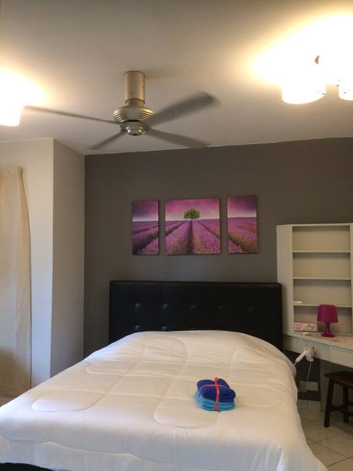 This Room have it own built in Wardrobe, built in dressing, aircorn & Fan with own attached Bathroom.