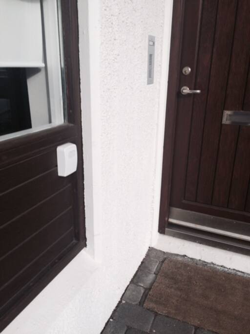 The key box by the entrance