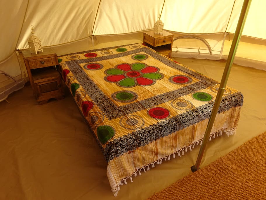 Tenda de casal...
Room for two...