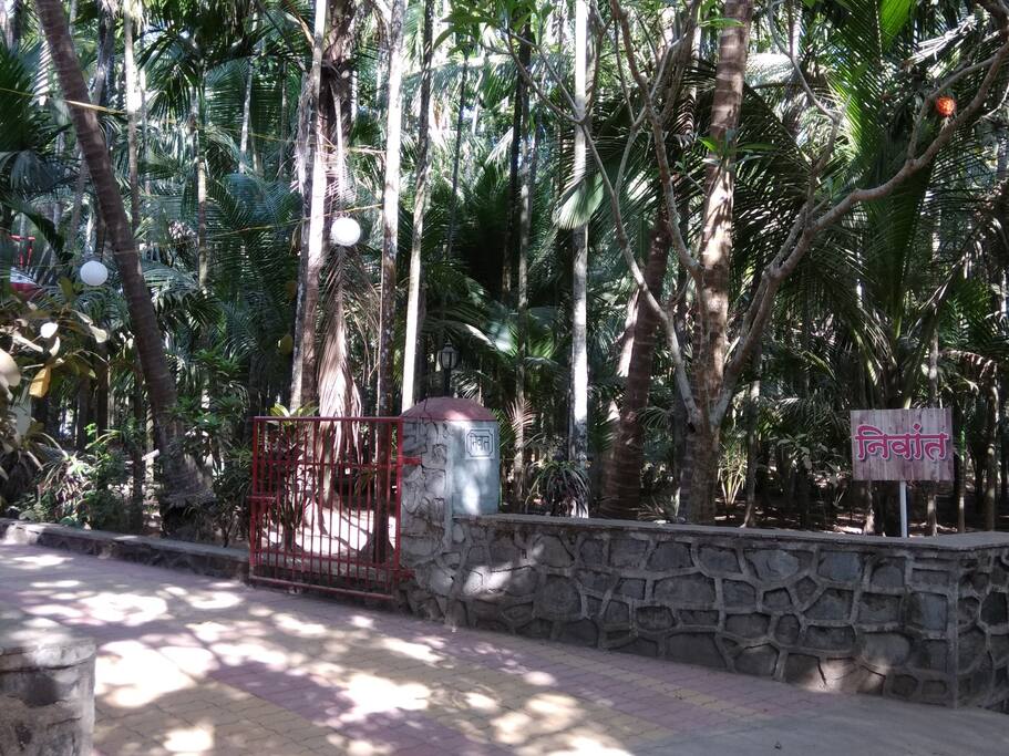 Approach to the property..