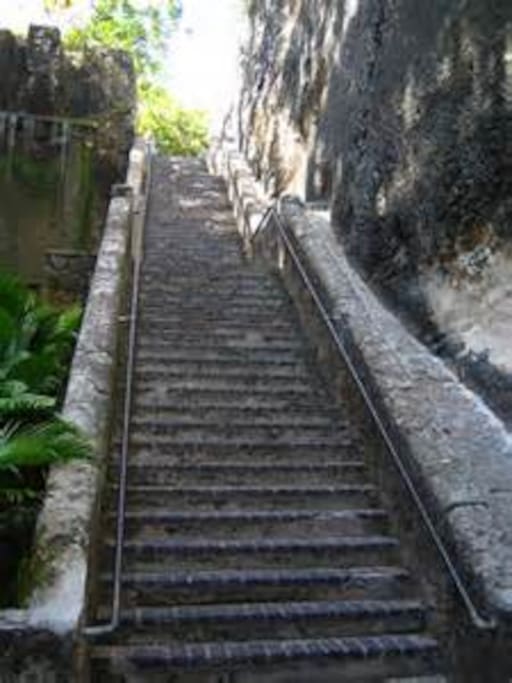 The Queen's staircase (66 steps)