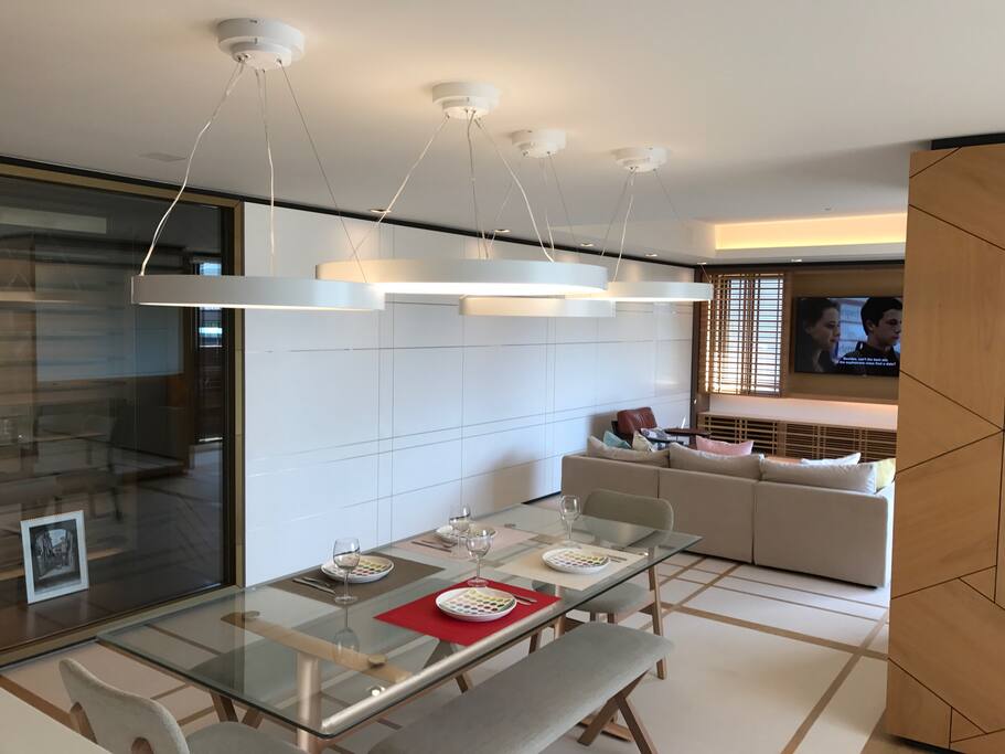 Hang out with friends and family in the spacious living room