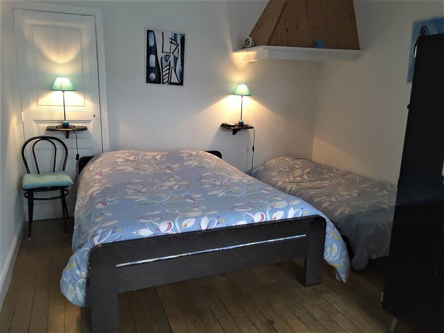 Chambre bleue