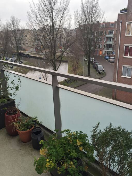 Balcony fit for two persons