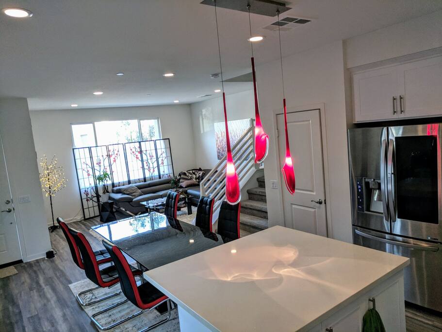 1st floor common area kitchen and living room