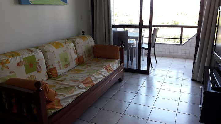 sala con vista mar
