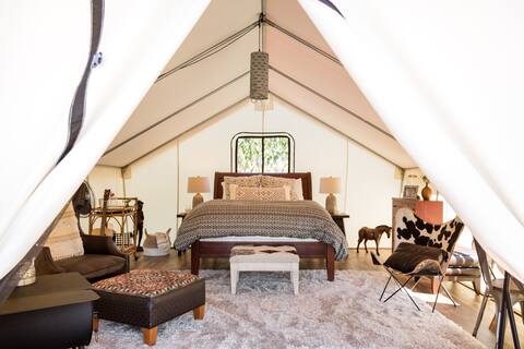 Explore the Bonsall Hills from an African-Inspired Eco Tent