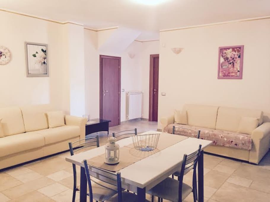 Sala con 2 divano-letto