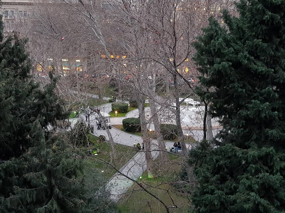 Panorama from balcony