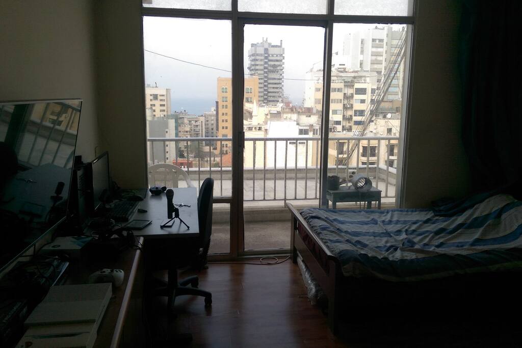 Your room! (Excuse the pool lighting)
