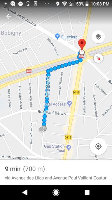 house to tram 1