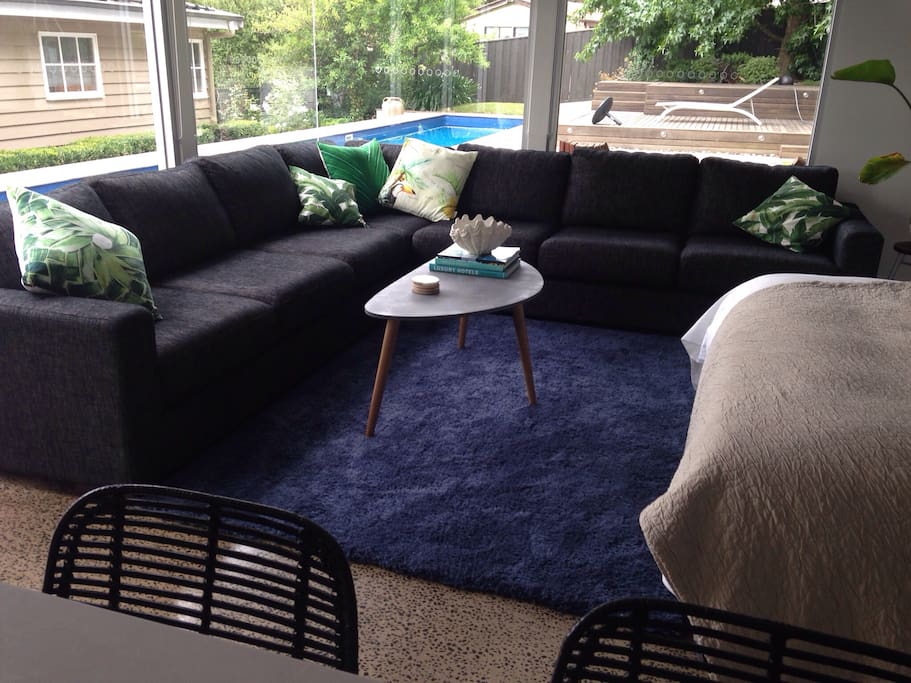 Our studio is brand new, comfortable and private.