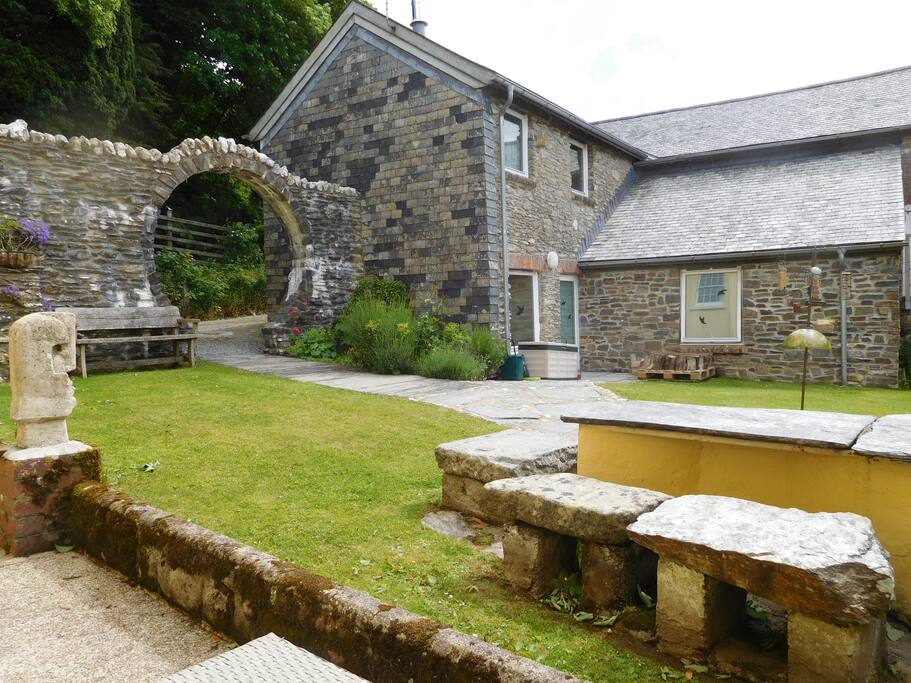 Our courtyard