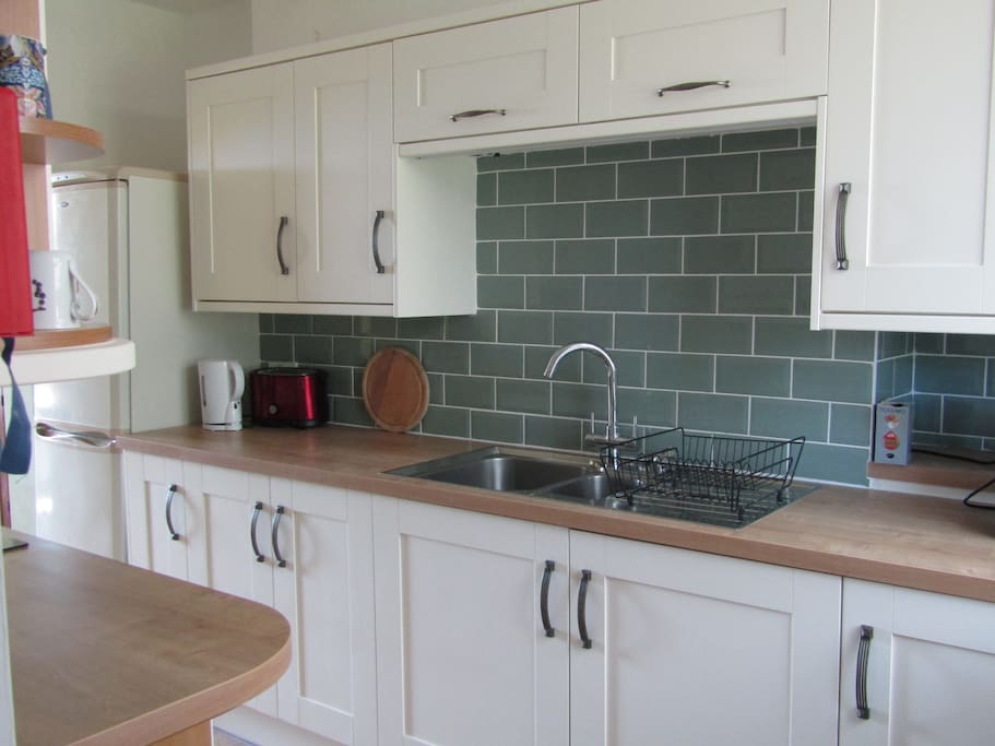 Recently installed kitchen.
