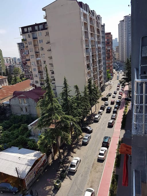 вид с балкона
