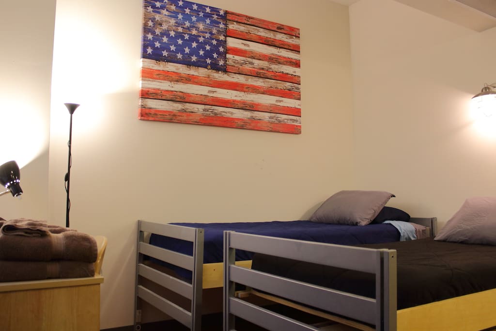 Two twin beds!