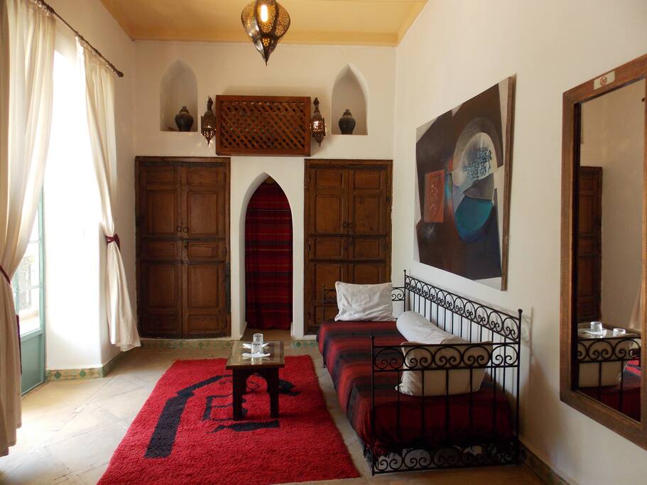 Chambre avec balcon