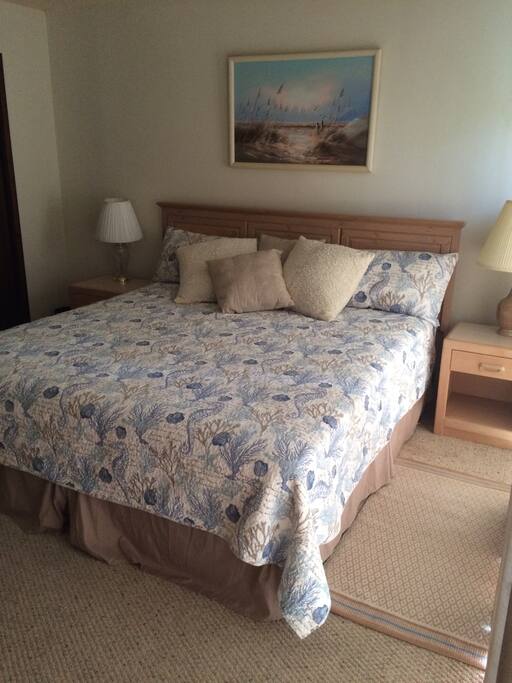 Master Bedroom with king size bed