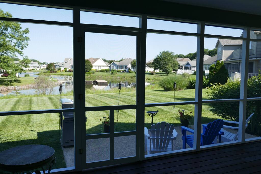 Lovely views and the lake is stocked!