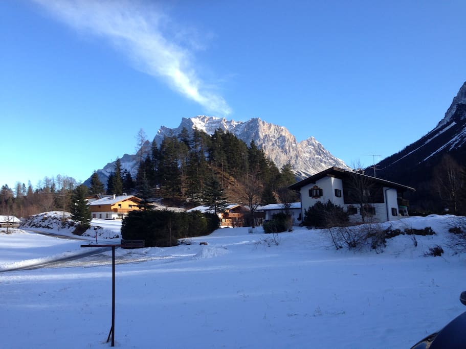 Blick auf die Zugspitze