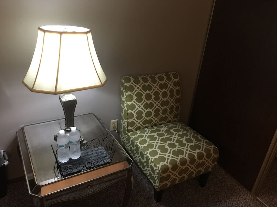 Reading Chair and Lamp