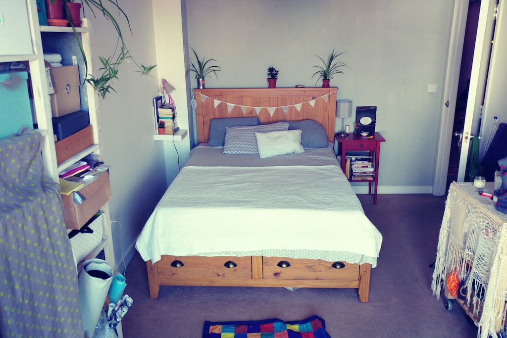 This is where the sleeping happens. It is a great place to be unconscious.