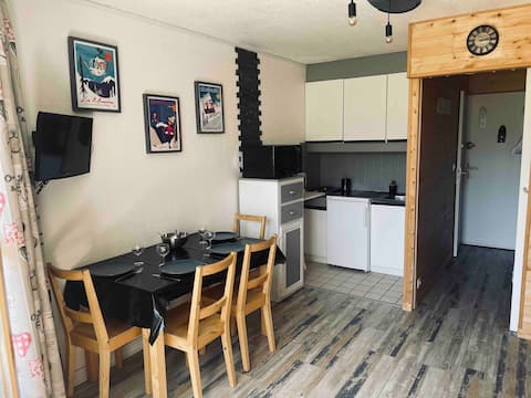 Top Airbnb: 4P Apartment, South Facing, Les Menuires B à Les Belleville