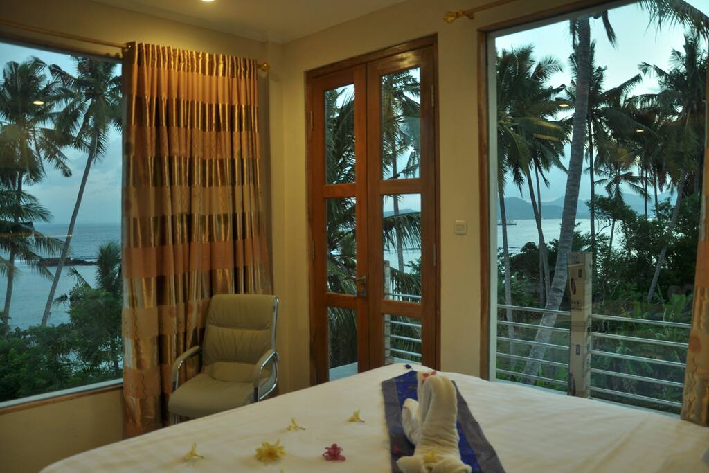 Sea view from Beach house