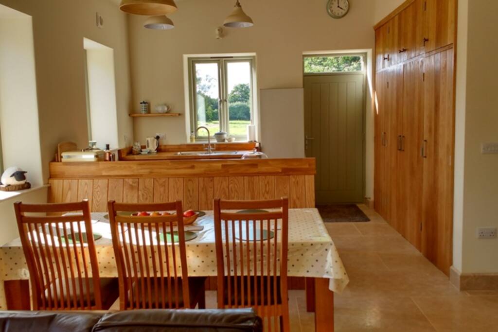 Open plan kitchen