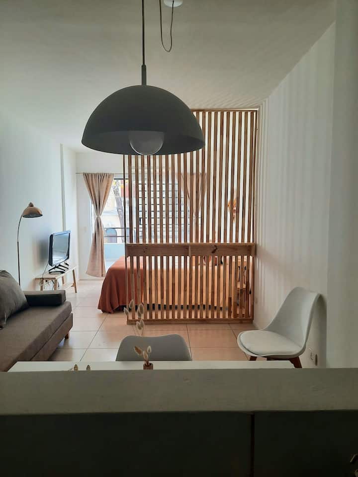 Departamento de 1 dormitorio en Parque Patricios con balcón y terraza