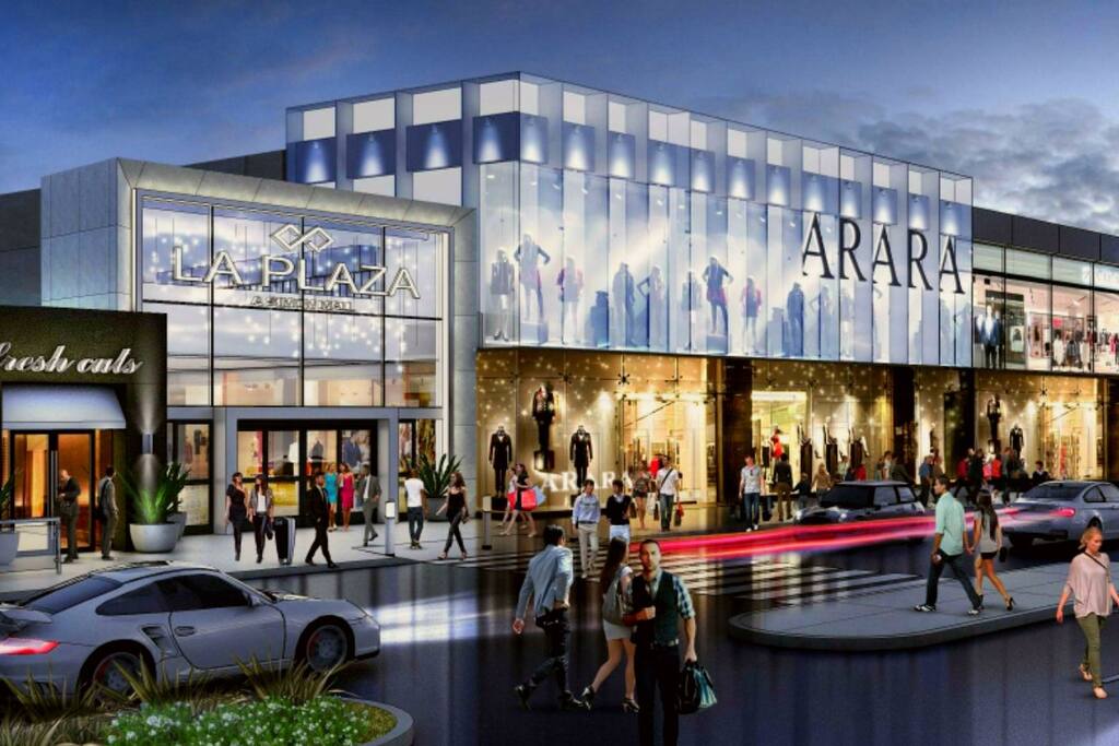 La Plaza Mall. Less than 7 Minutes away from us.