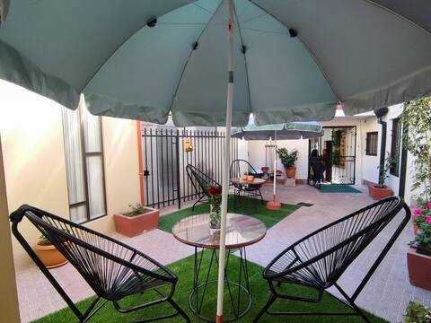 2. Centrally located, equipped and cozy apartment.