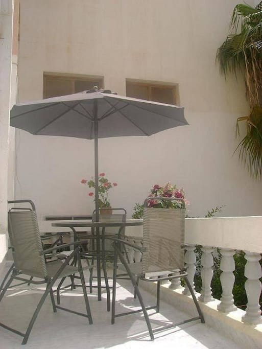 Sunny Balcony with a beautiful View