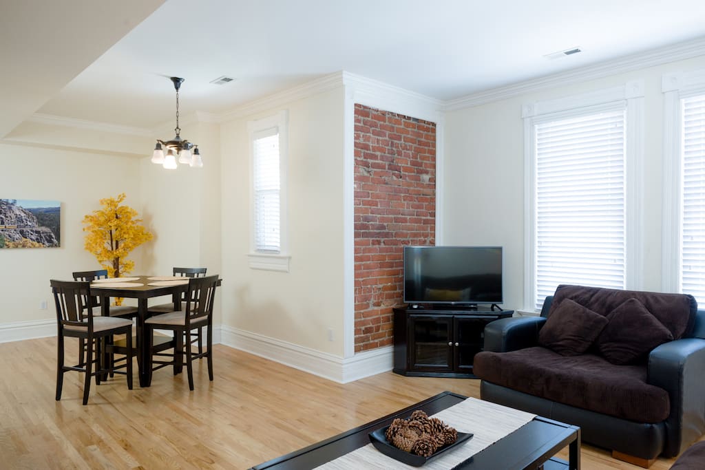 Large and spacious living room.