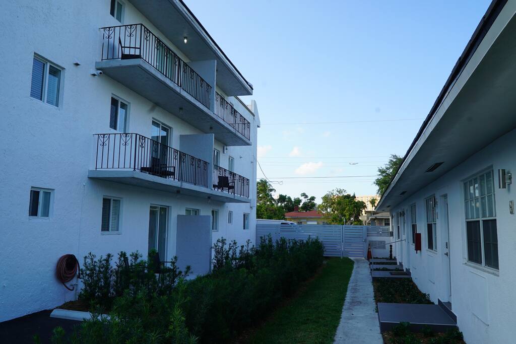 Garden area of Building