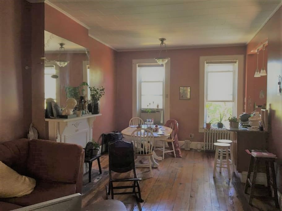 Living space with dinning table