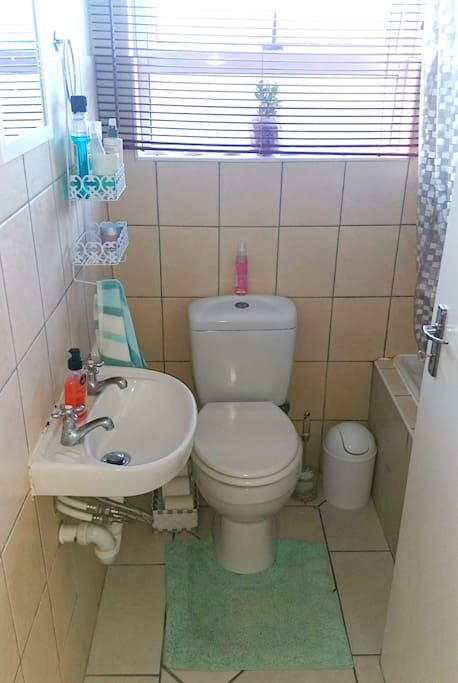 Shared bathroom with shower