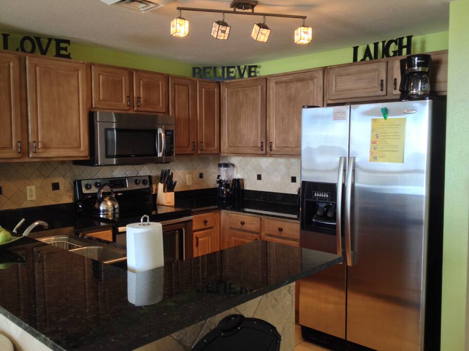 Kitchen will all the amenities of home.