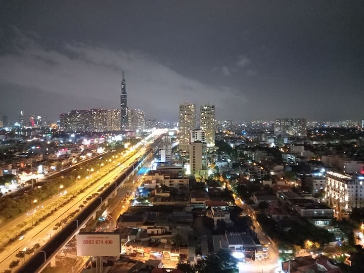Great Night View From High Floor In Thao Dien/ 2br - 호찌민시