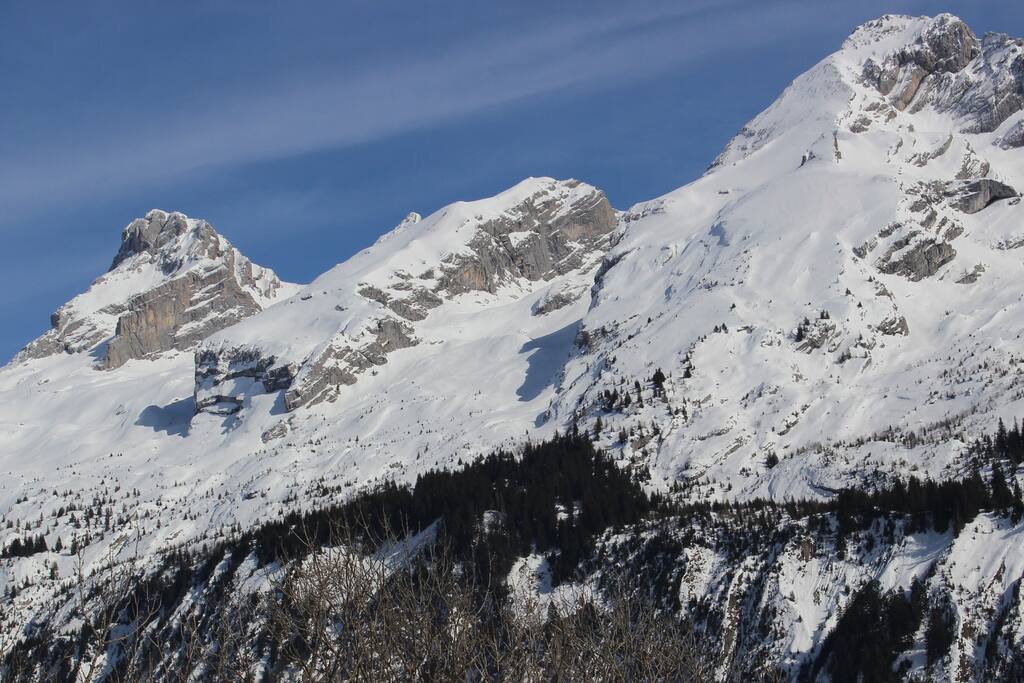 Vue sur la pointe percée