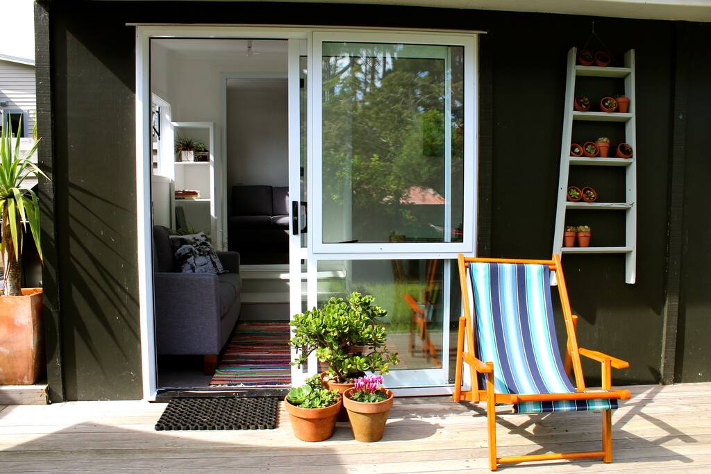 Sunny West facing deck