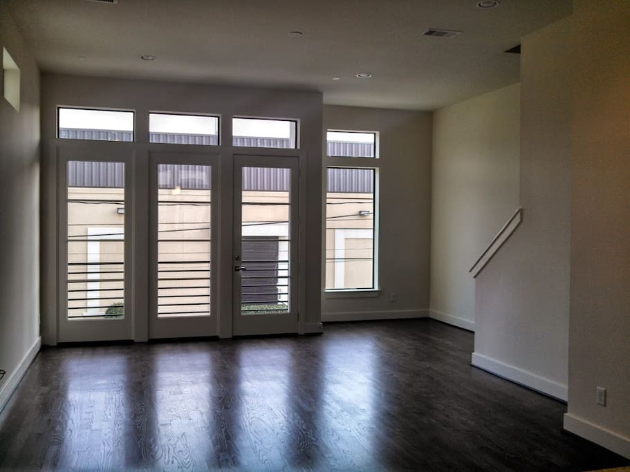 Living room (couch and 70" HDTV with cable not pictured)