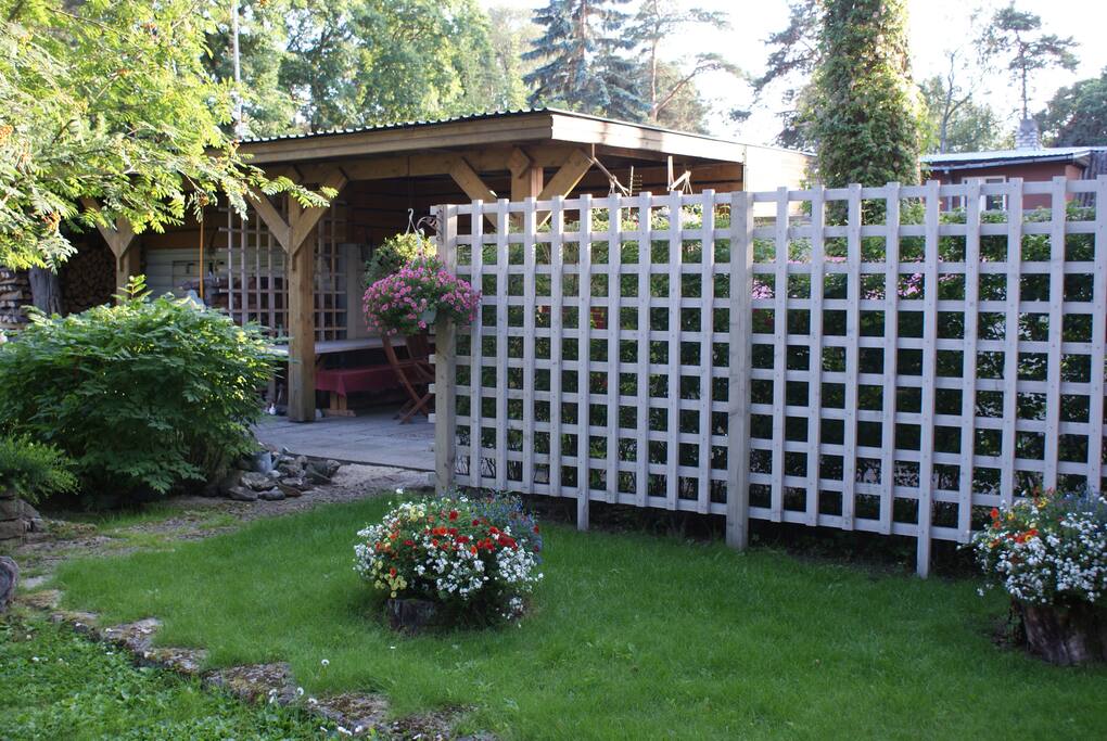 Private garden to enjoy the Estonian summer