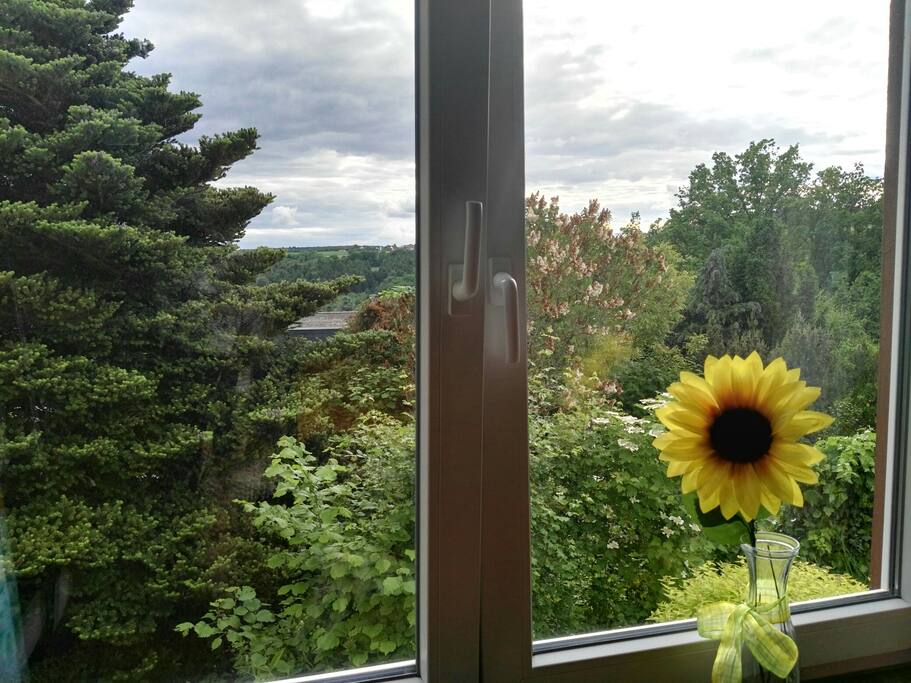 Schlafzimmer Aussicht!
