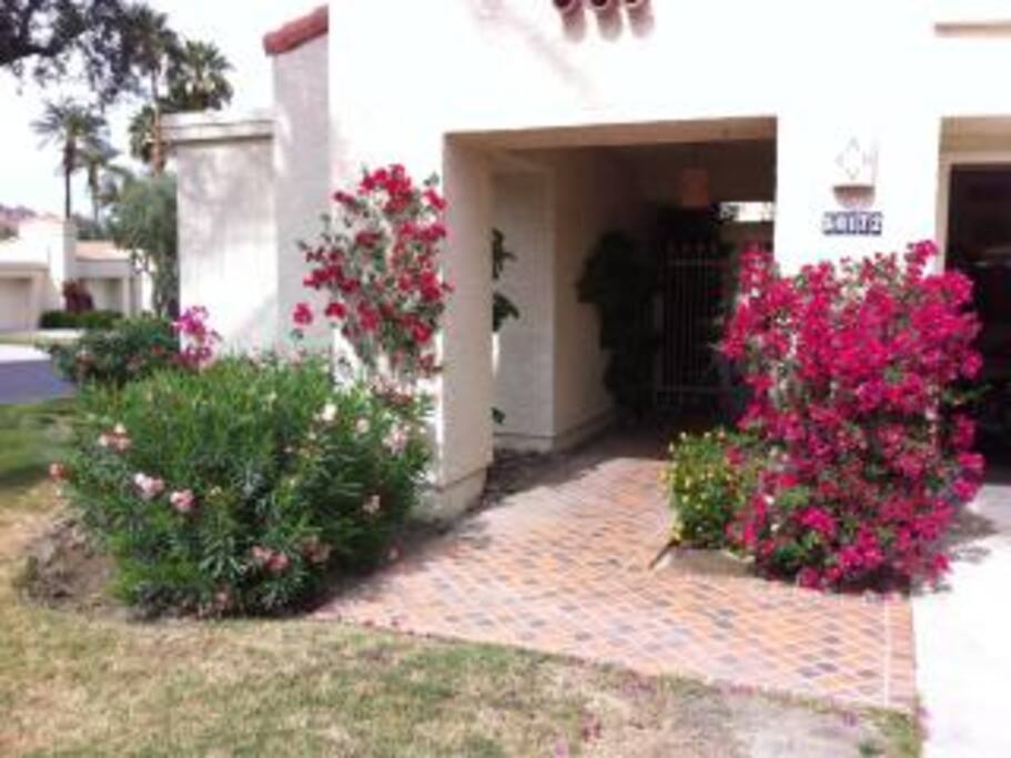 ENTRANCE TO RELAXING OASIS
