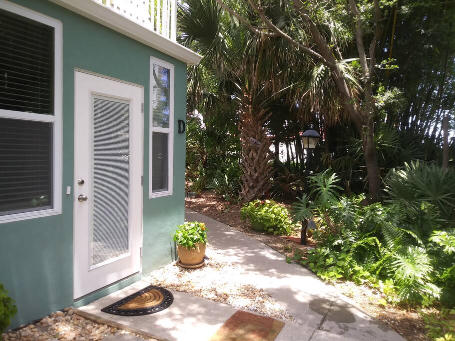 Entrance of townhouse