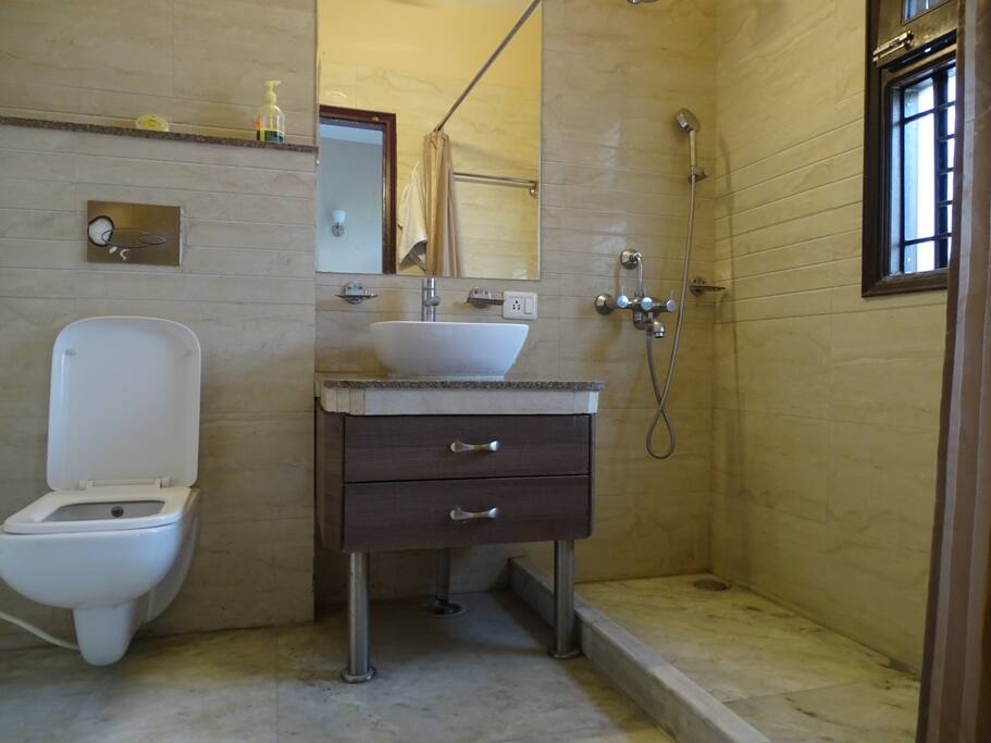 Washroom , Airy Bedroom